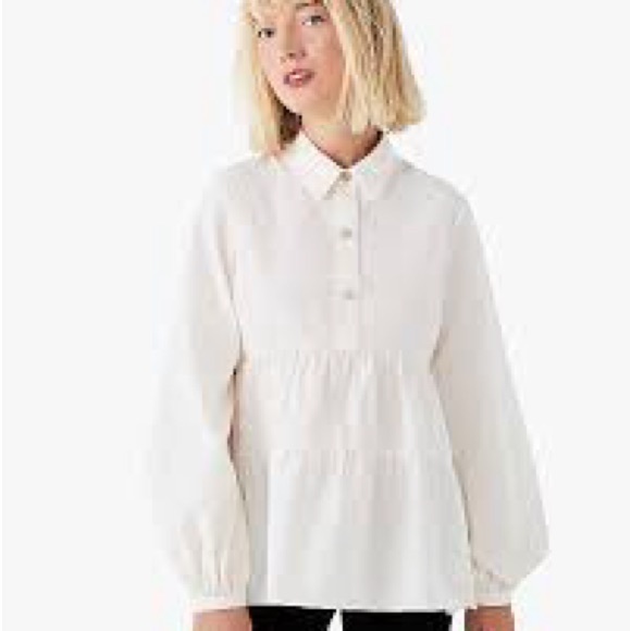 Kate Spade Taffeta Cosmo Shirt, 10 - Picture 5 of 13